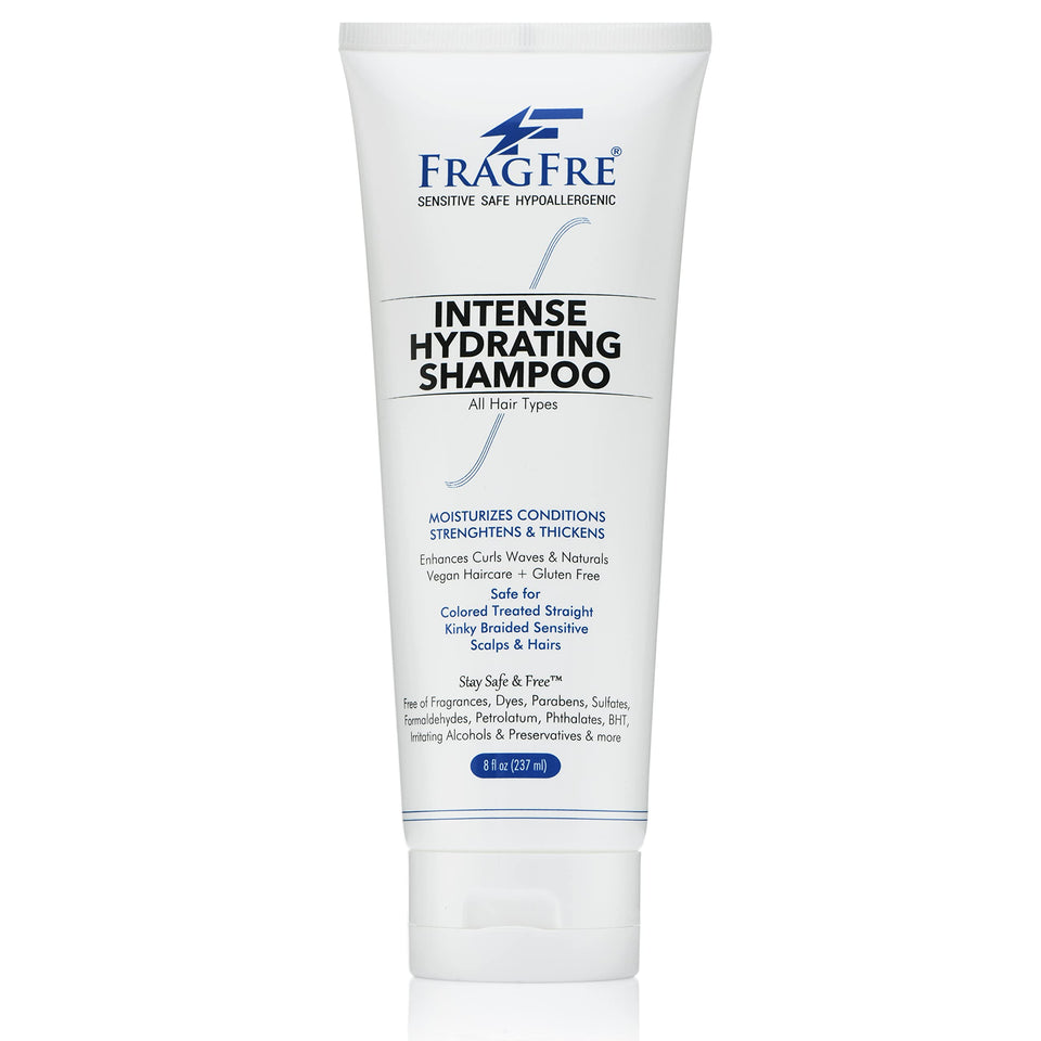FRAGFRE bottle front 8 oz showing unscented benefit