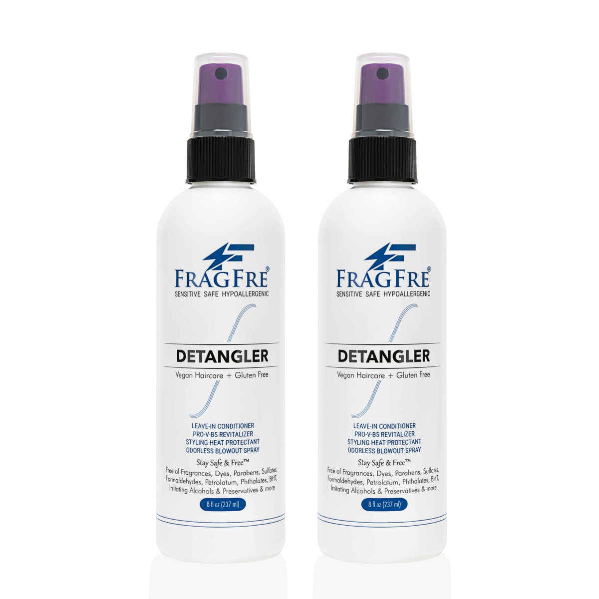 FRAGFRE on color-treated hair reducing frizz and preserving shine