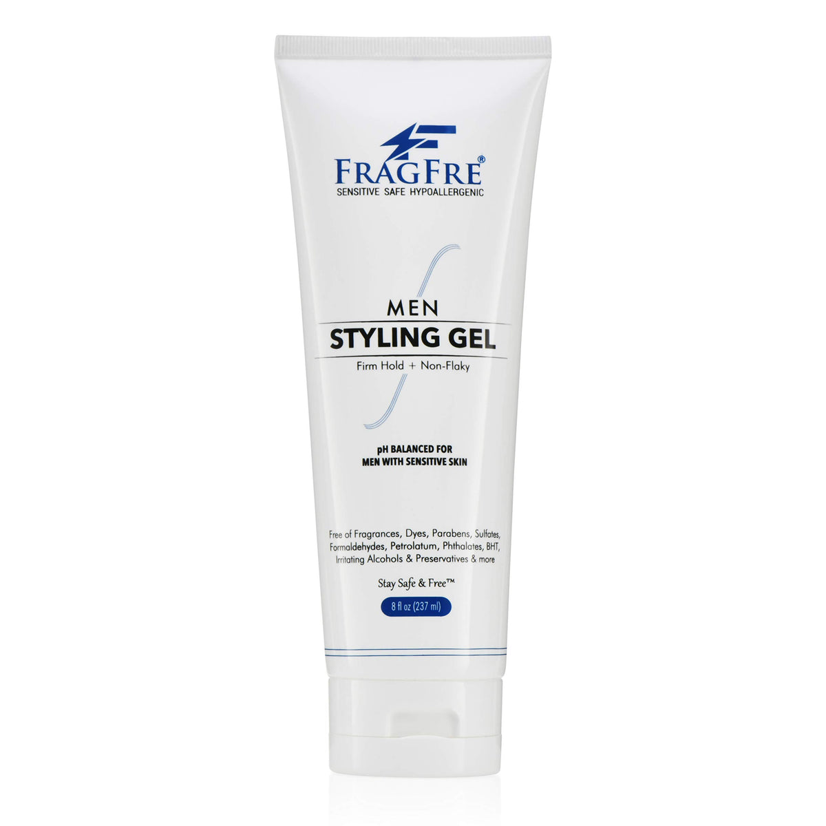 FRAGFRE front jar view showing clean packaging and strong hold gel benefit