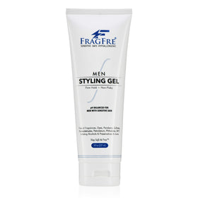 FRAGFRE front jar view showing clean packaging and strong hold gel benefit