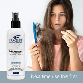 FRAGFRE texture on hand showing lightweight, non-greasy finish