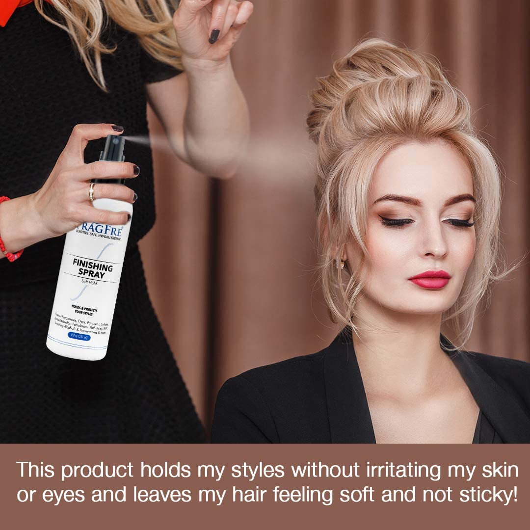 FRAGFRE fine-mist texture visible for lightweight, non-stiff finish benefit