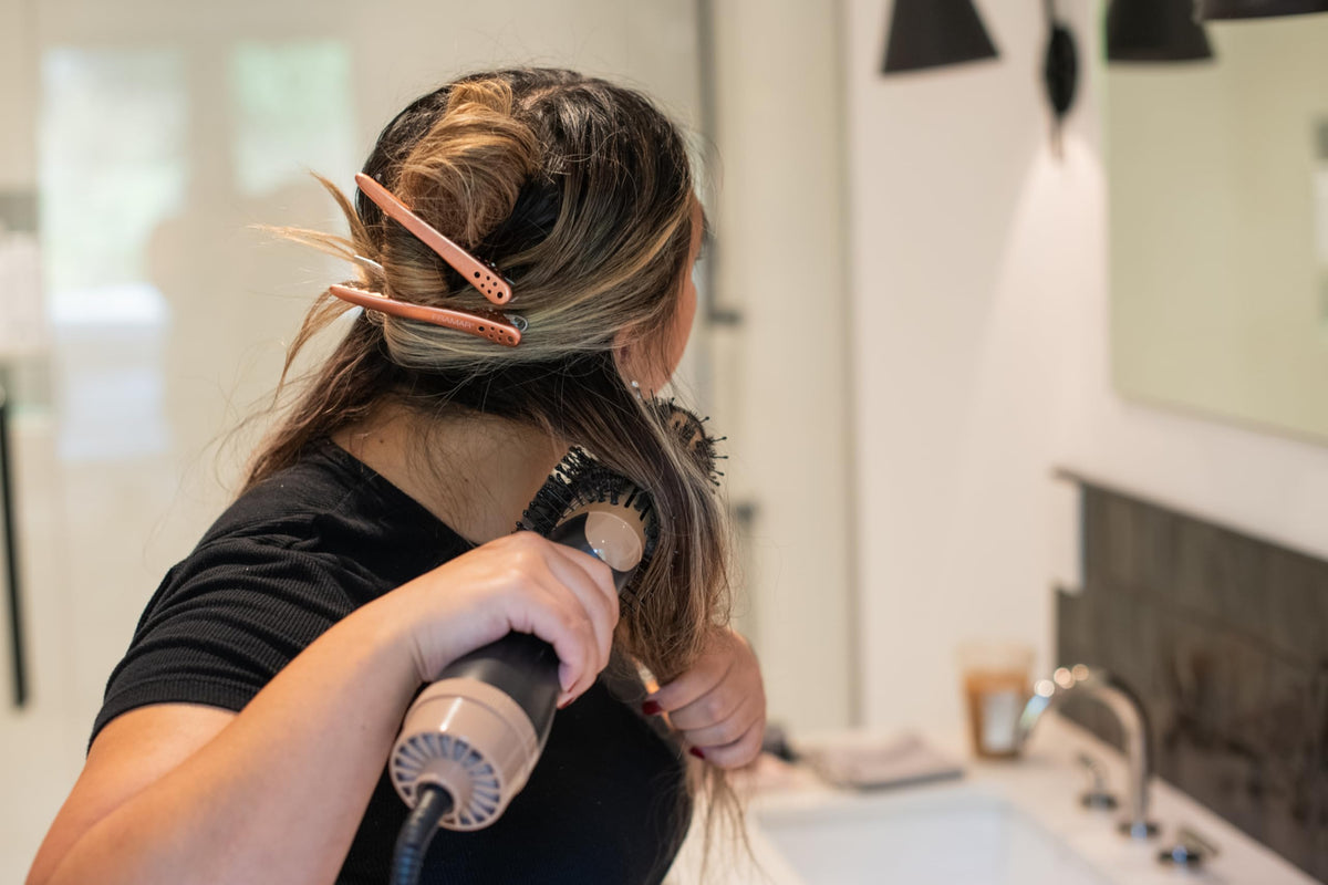 FRAMAR clips holding foil in place for precise color application benefit