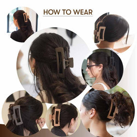 FRAMAR woman wearing an updo outdoors showing fashionable look and secure hold