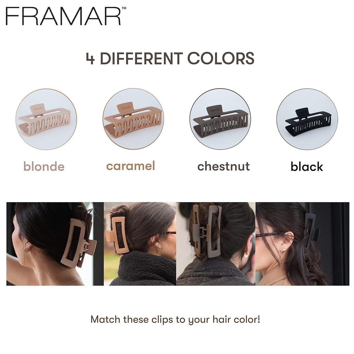 FRAMAR held in hand to show scale and lightweight design for all-day comfort