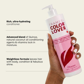 Framesi creamy conditioner texture close-up showing rich hydration and smooth spread