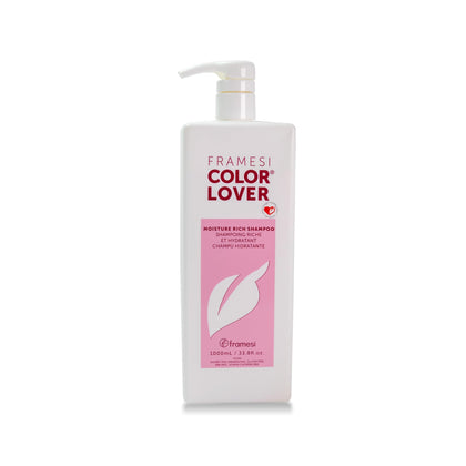 Framesi color lover front bottle showing label and benefit for vibrant hair