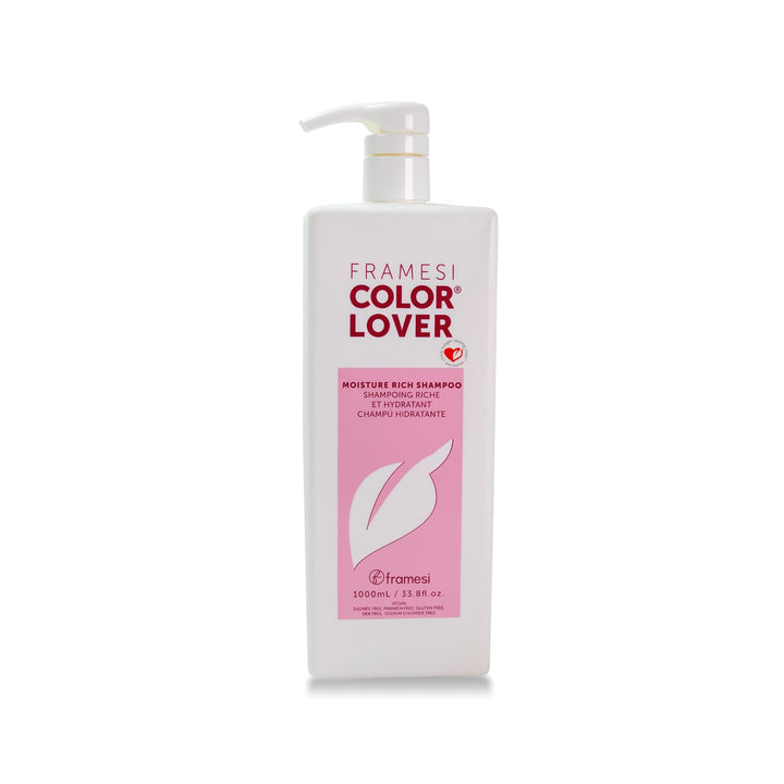 Framesi color lover front bottle showing label and benefit for vibrant hair