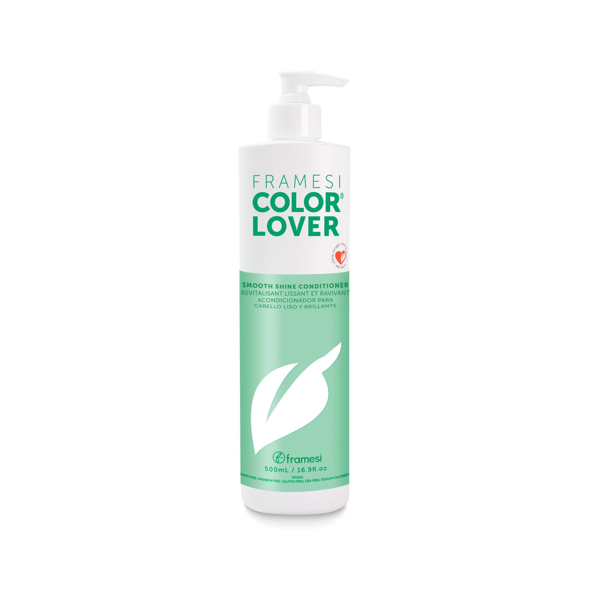Framesi front bottle showing label and sleek conditioner benefits