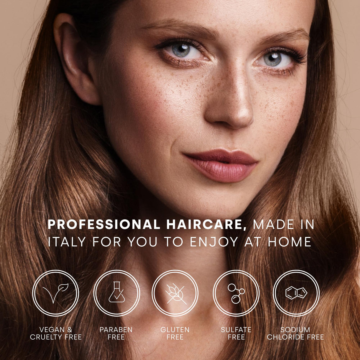 Framesi product being applied by stylist demonstrating improved manageability and shine