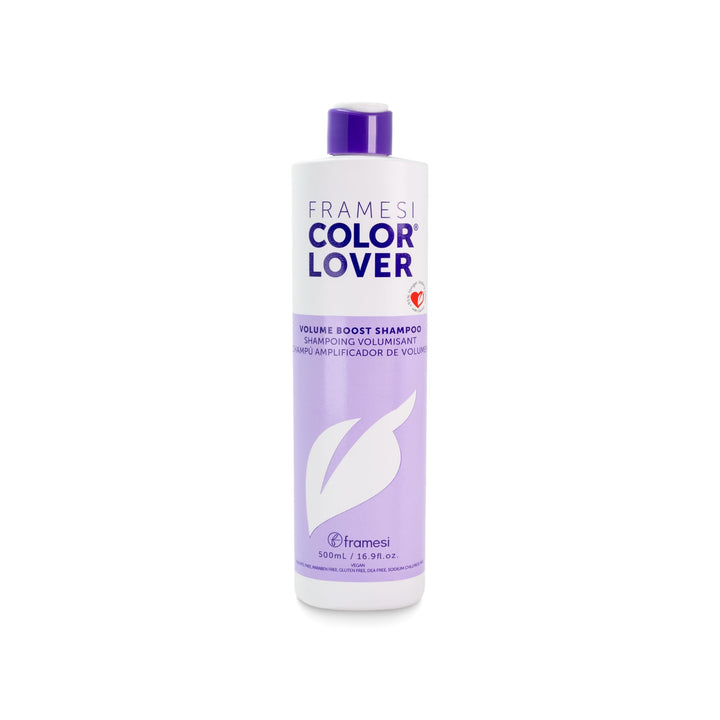 Framesi bottle front packaging showing label and volumizing benefit