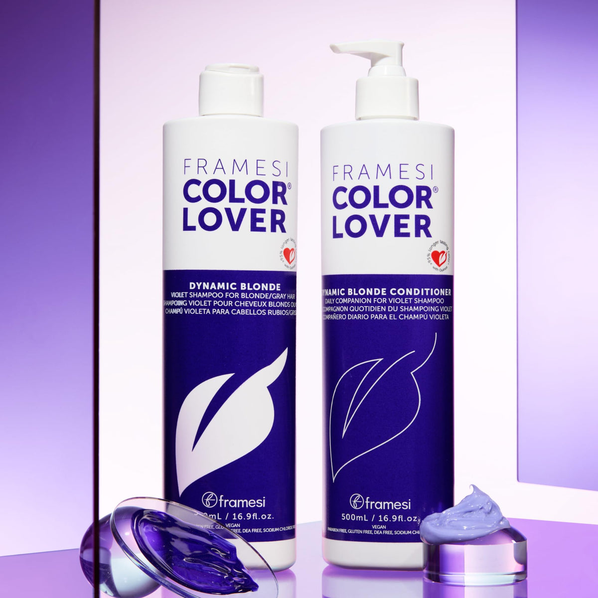 framesi bottle held in hands showing size and travel-friendly benefit