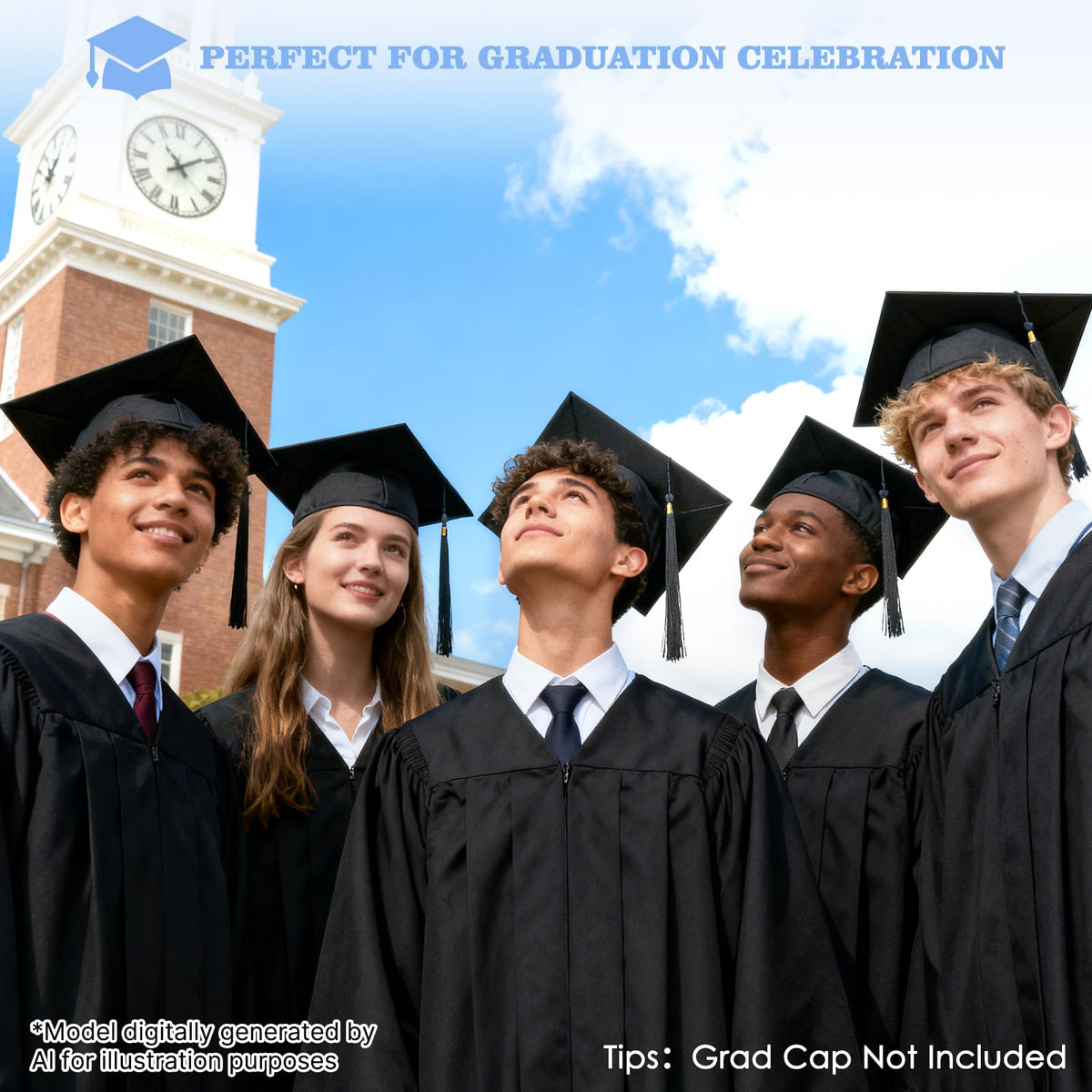 franimo headband used at graduation showing hairstyle protection during ceremony