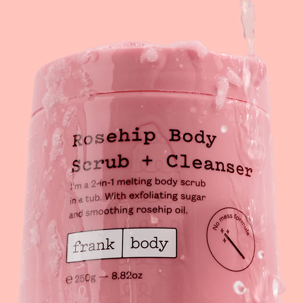 frank body label ingredients list highlighting key oils and extracts