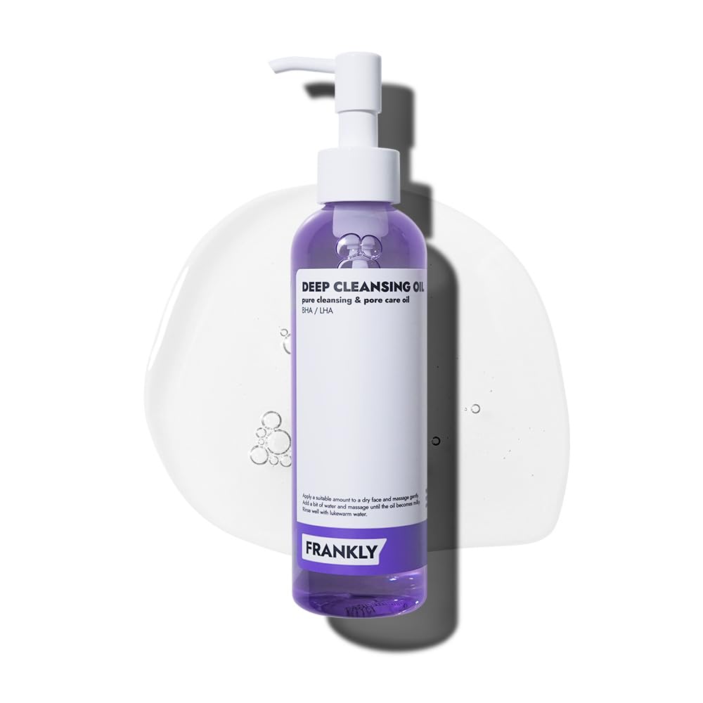 FRANKLY front packaging showing bottle and product name with clear benefits