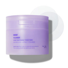 FRANKLY front packaging of pore closer pads showing brand and count for quick identification