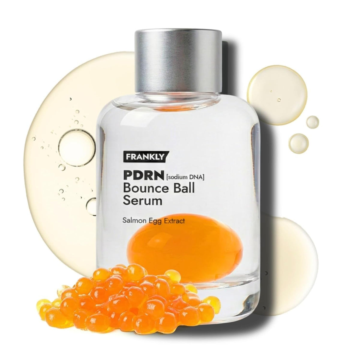 FRANKLY front packaging showing orange bounce ball and sleek bottle benefit visible potency