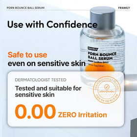 FRANKLY layered under foundation showing makeup-friendly, non-sticky base
