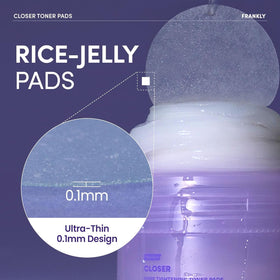 FRANKLY pad in hand for scale to show real size and easy at-home use