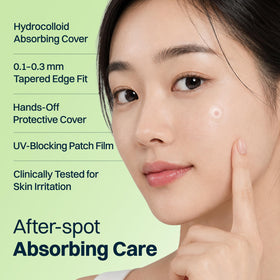 FRANZ detailed hydrocolloid core texture illustrating absorbent action