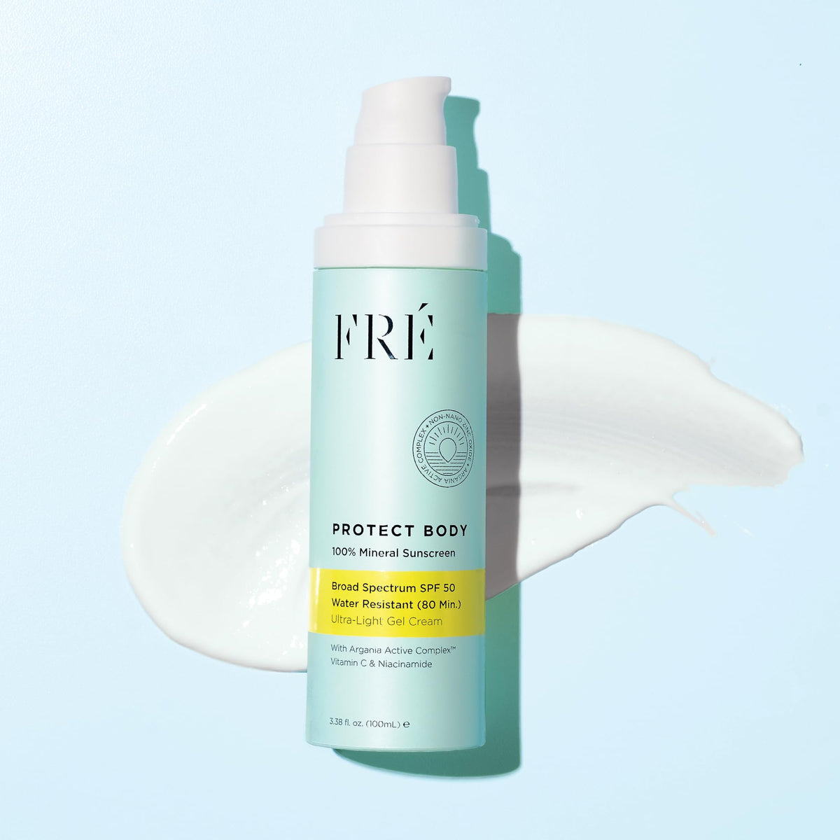 FRÉ texture close-up gel-cream, fast-absorbing finish benefit