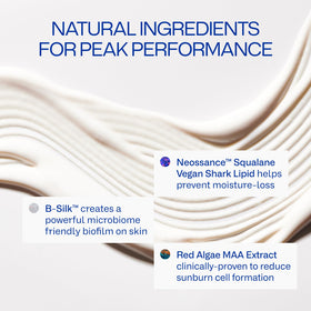 Freaks of Nature applied on forearm demonstrating quick absorption and visible hydration