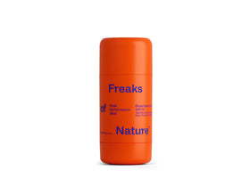 Freaks of Nature sun stick front packaging showing SPF 50 protection and compact design