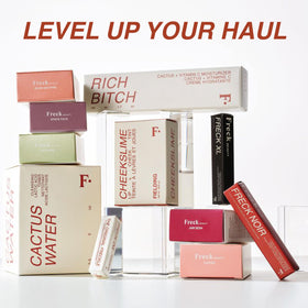 Freck Beauty Freck XL styled on vanity displaying everyday usability