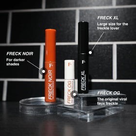 Freck Beauty Freck XL packaging label listing clean vegan ingredients