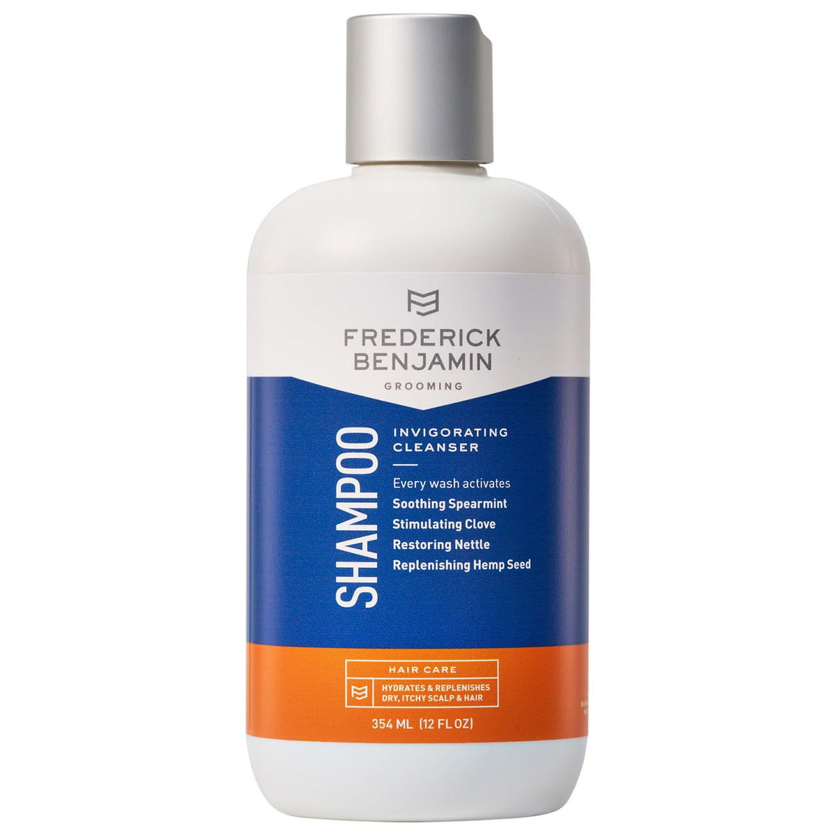 Frederick Benjamin front bottle showing clean branding and benefit
