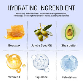 FREEORR applying stick to heel demonstrating targeted softening and hydration benefit