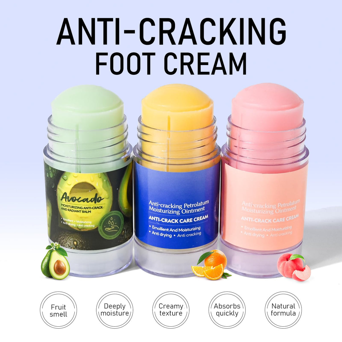 FREEORR close-up of solid balm tip revealing smooth texture for precise application