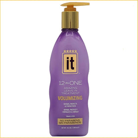 Freeze It front packaging with pump showing volumizing treatment and easy dispensing