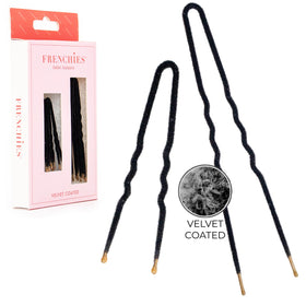 Frenchies front packaging showing 20 black pins and clear benefit