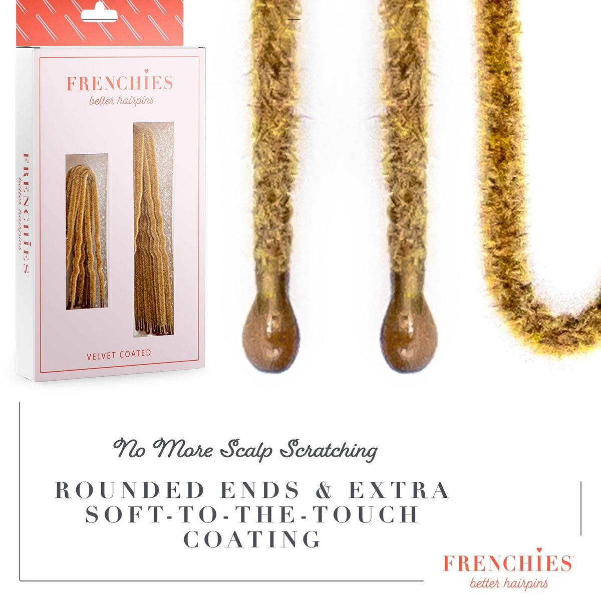 Frenchies rounded tip detail showing no-poke comfort benefit