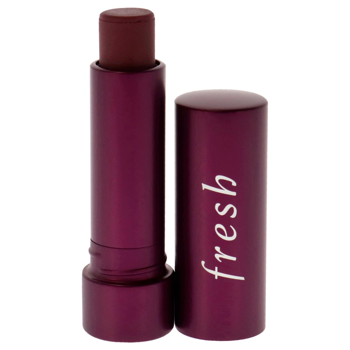 Fresh berry tint texture close-up displaying smooth buttery finish and hydration