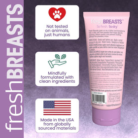 Fresh Body FB applied along bra line to prevent irritation under clothing