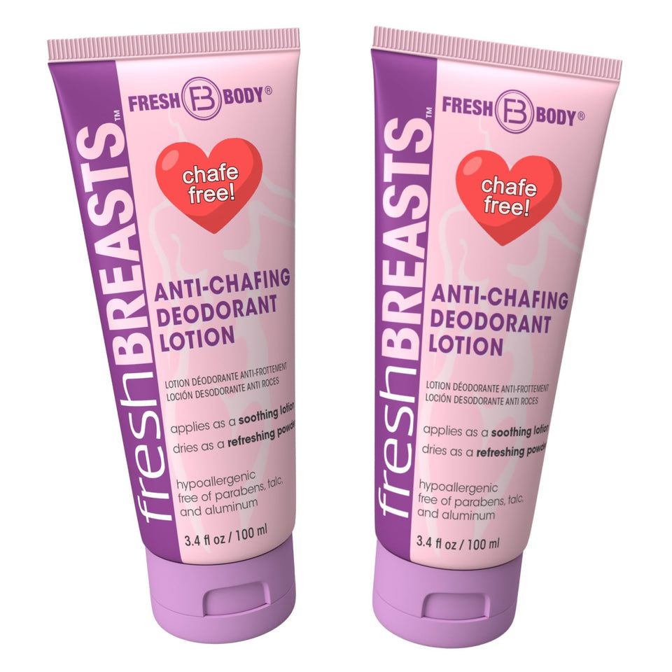 Fresh Body FB fresh breasts front packaging showing product benefits
