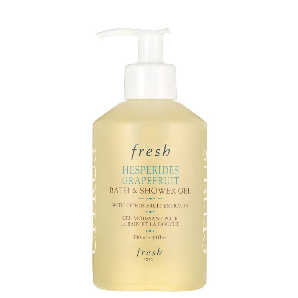 Fresh Hesperides grapefruit lather close-up on hand demonstrating soft moisturizing foam