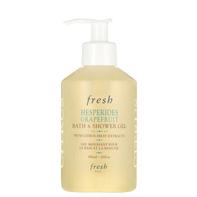 Fresh Hesperides grapefruit lather close-up on hand demonstrating soft moisturizing foam