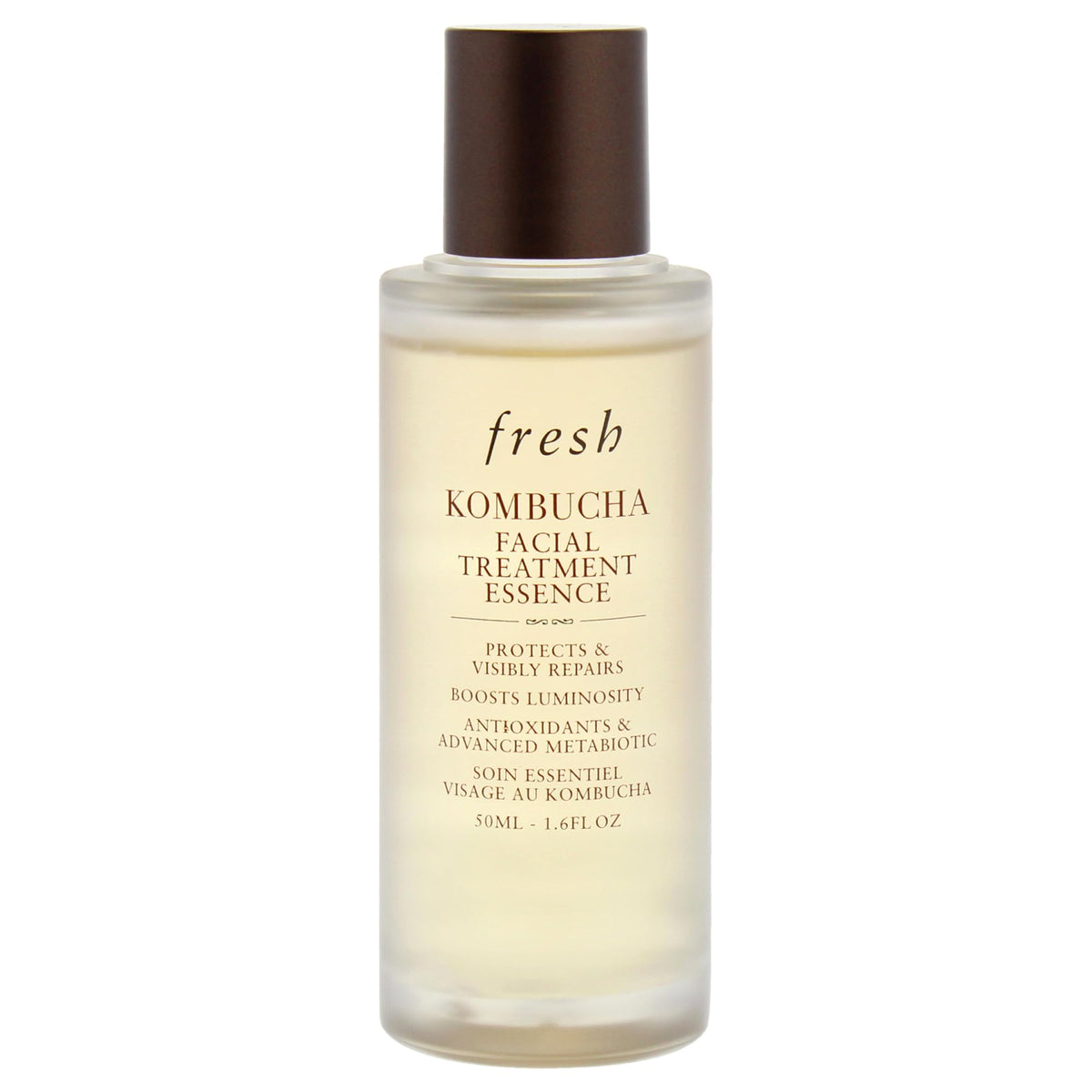 Fresh kombucha essence pour texture close-up illustrating lightweight hydration