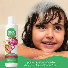 Fresh Monster foamy texture close-up showing gentle cleansing action