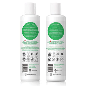 Fresh Monster foam texture close-up showing gentle lather and mild cleansing benefit