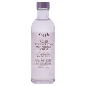 Fresh Rose label and pump closeup highlighting brand clarity and easy dispensing