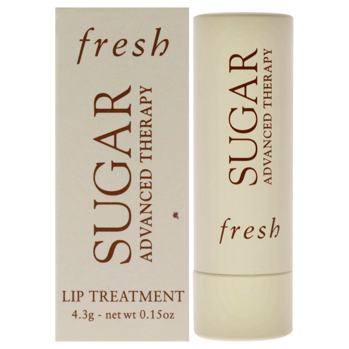 Fresh Sugar Advanced Therapy front view showing compact travel tube and label benefits