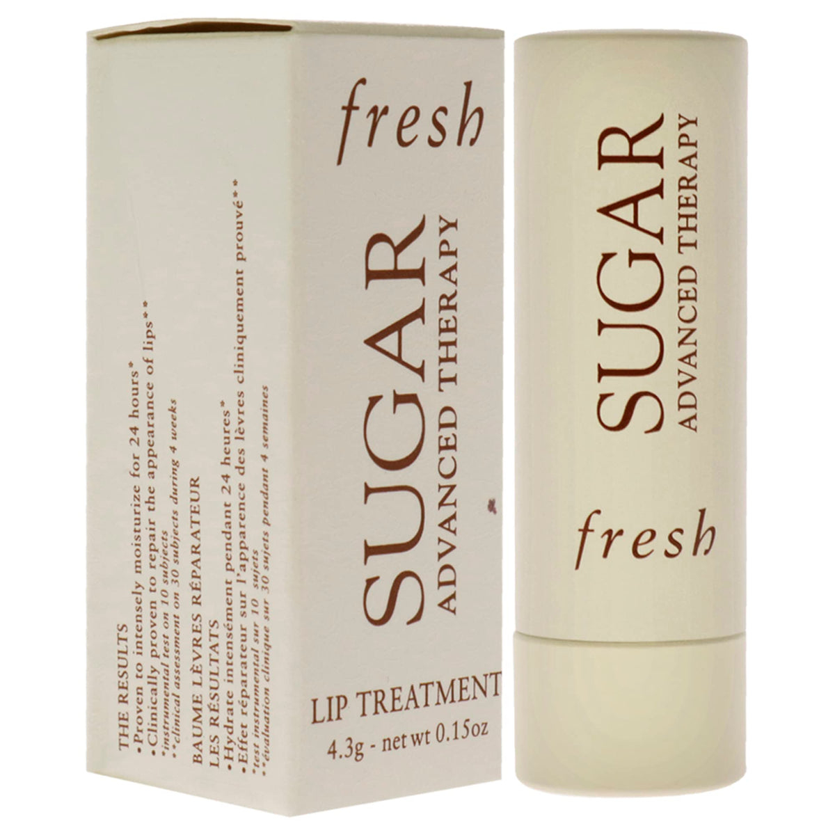 Fresh Sugar Advanced Therapy texture swipe on skin showing creamy hydration