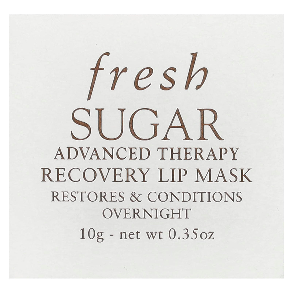 Fresh sugar lip mask creamy texture closeup demonstrating rich nourishing finish
