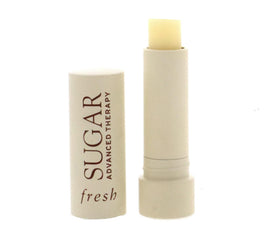 Fresh sugar lip treatment texture close-up displaying balm surface and smooth application benefit