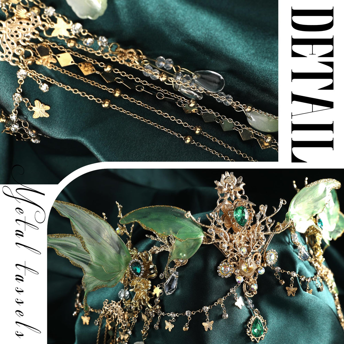 FRESHME side profile of filigree and finish highlighting craftsmanship and decorative accents