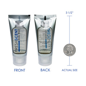 Freshscent lather on hand demonstrating rich foam and quick rinsing benefit